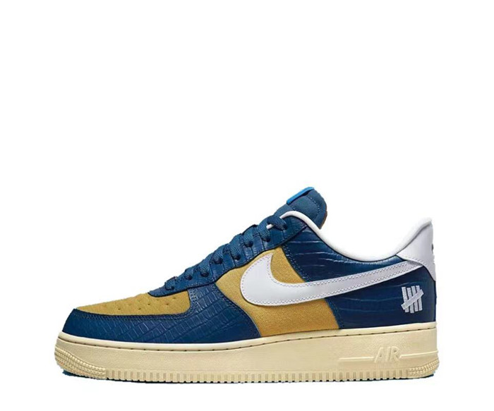 Men's Air Force 1 Low Navy/Yellow Shoes 0272